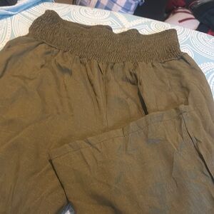 Source Unknown Olive Green Pants